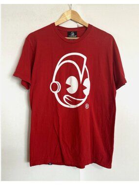 KIDROBOT Red Graphic Tee Shirt Size Large Vintage